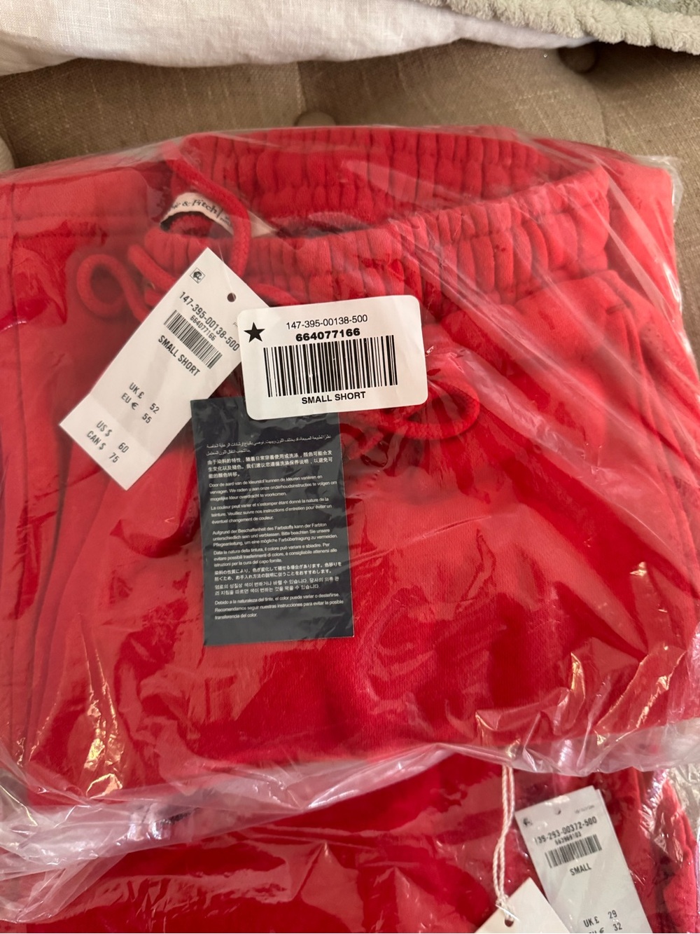 Abercrombie & Fitch Vivid Red Matching Set - Picture 7 of 8